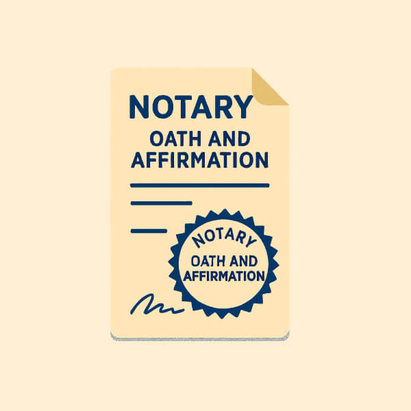 notary oath and affirmation new
